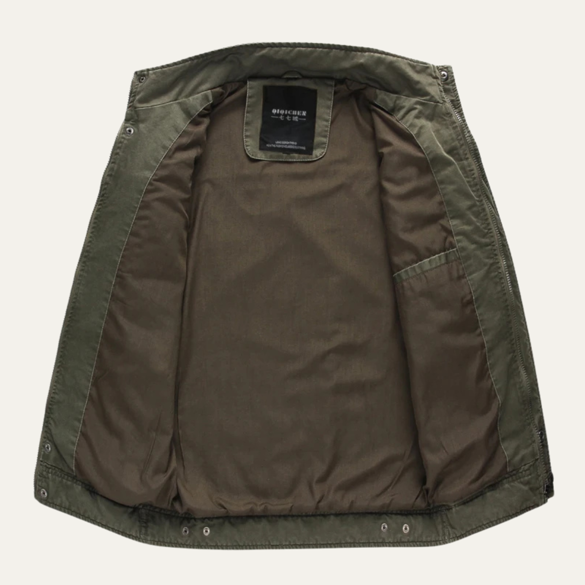 The Siena Men's Casual Army Military Cargo Jacket