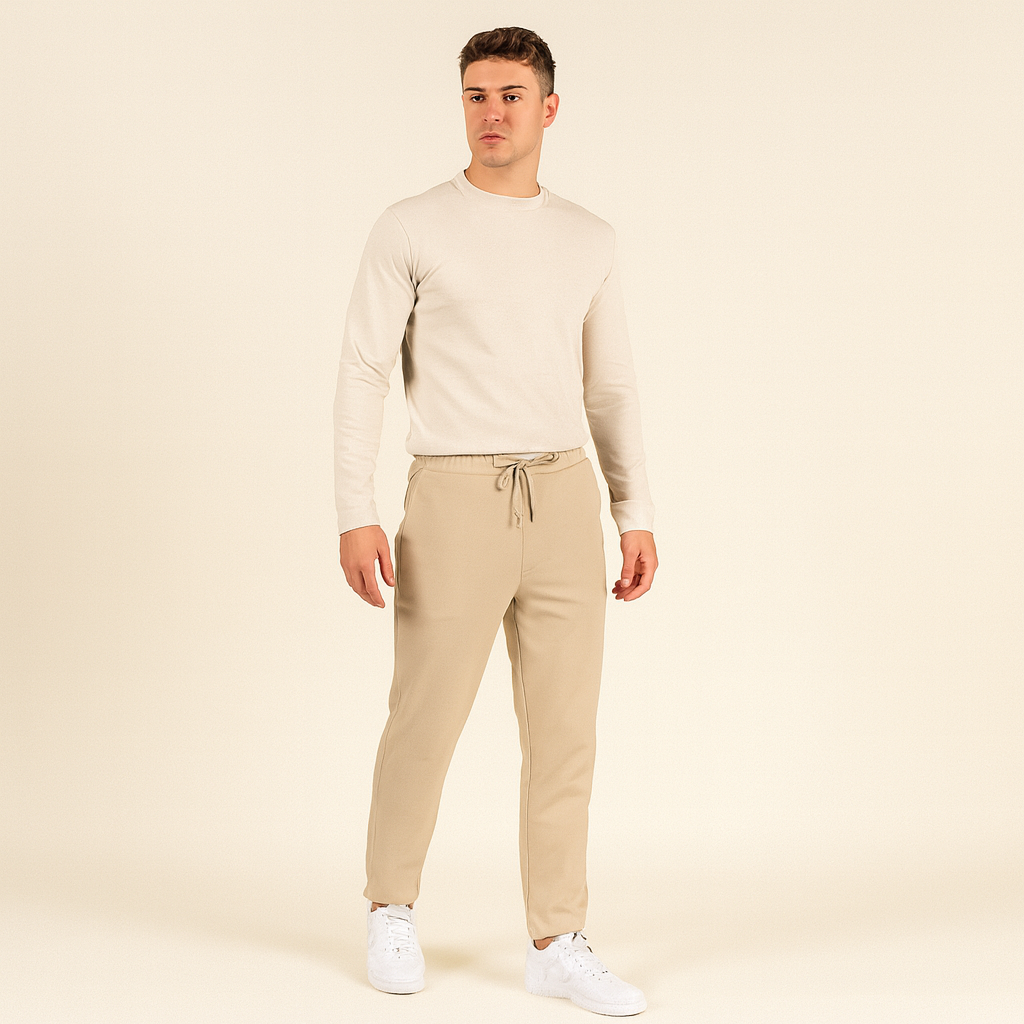 The Amalfi Classic Chino Pants For Men - Brown