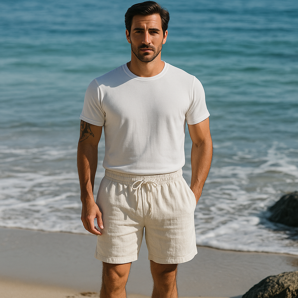 The Seabourne Men's Lightweight Cotton Shorts