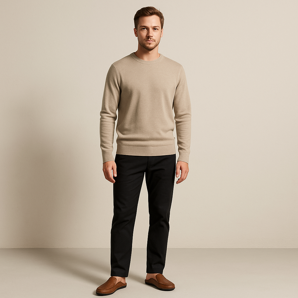 Comfortable Men’s Leather Loafers – Easy Slip-On Style