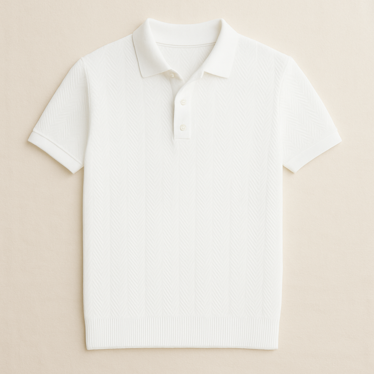 Men’s Casual Cotton Polo Shirt Vintage Style