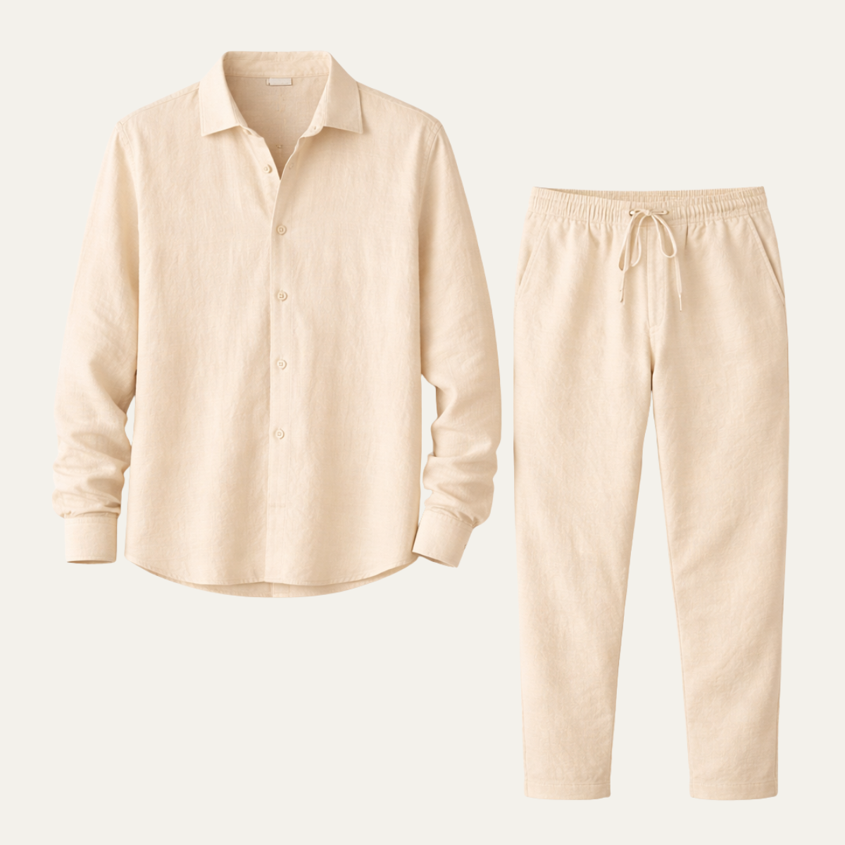 The Glenwood Hill Men’s Linen Summer Set – Shirt and Pants