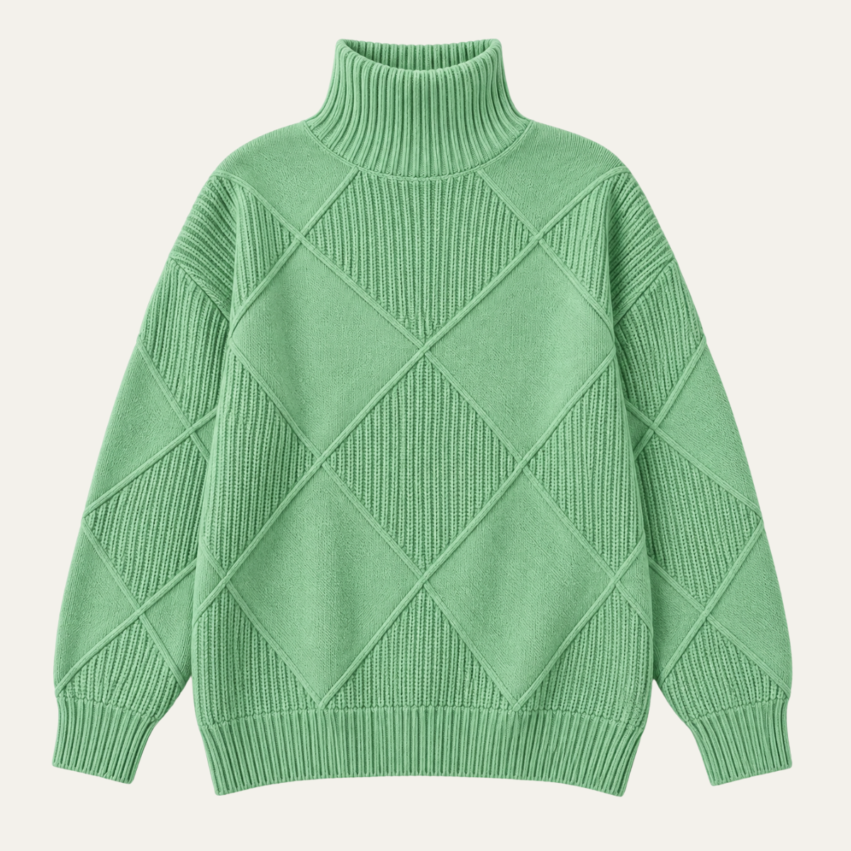 Women's High Neck Knit Sweater