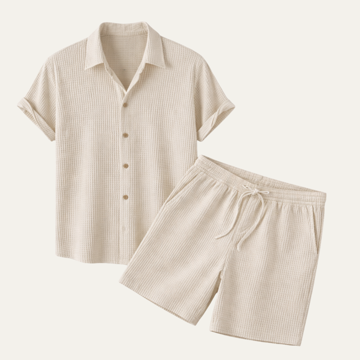 The Montagnana Men's Short Sleeve Shirt and Shorts Set