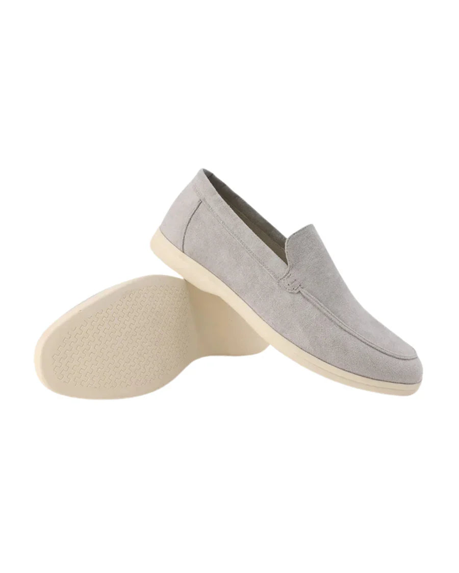 The Venetian Men's Trendy Suede Slip On Loafers