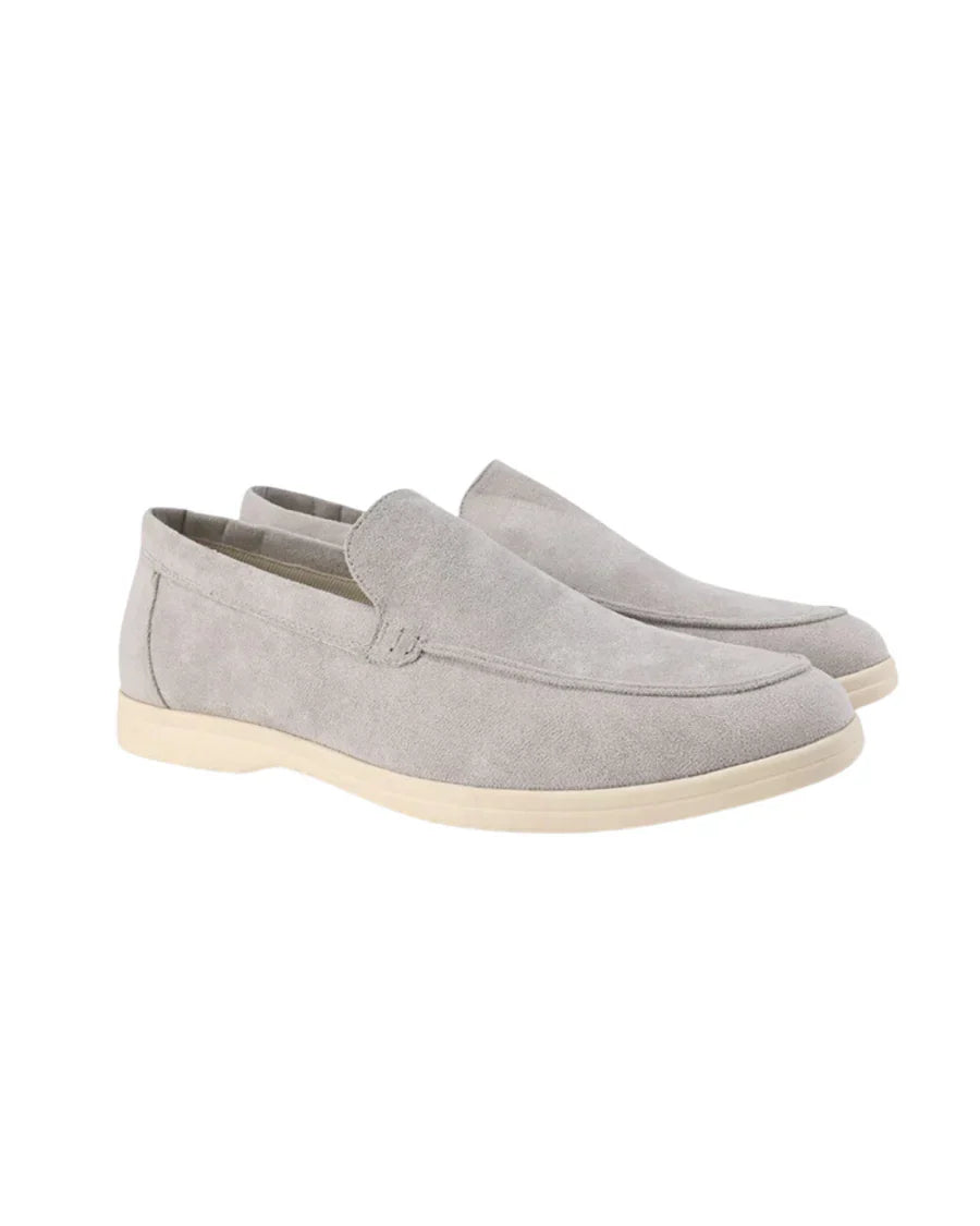 The Venetian Men's Trendy Suede Slip On Loafers