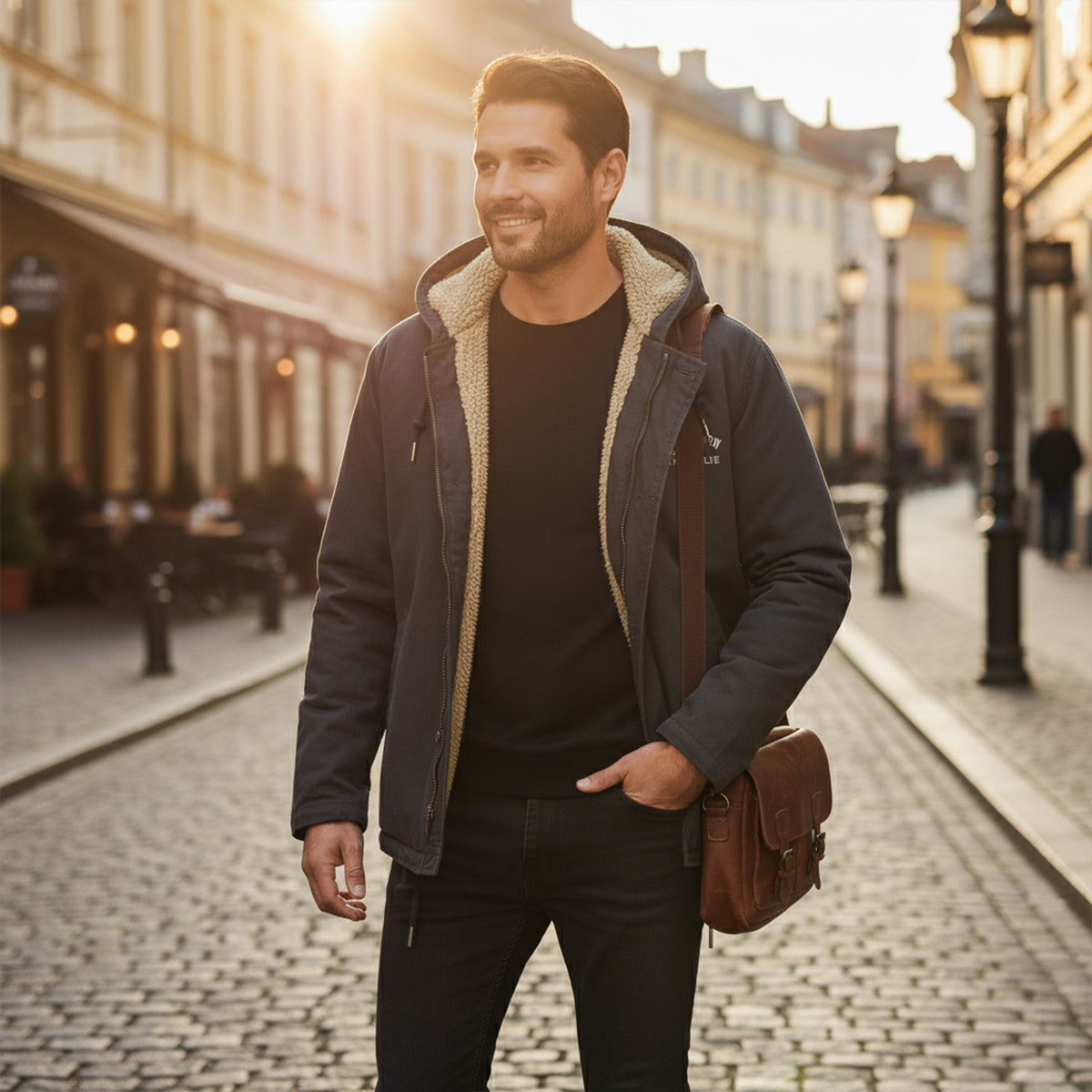 The Aberdeen Men's Warm Waterproof Fleece Lined Padded Winter Jacket