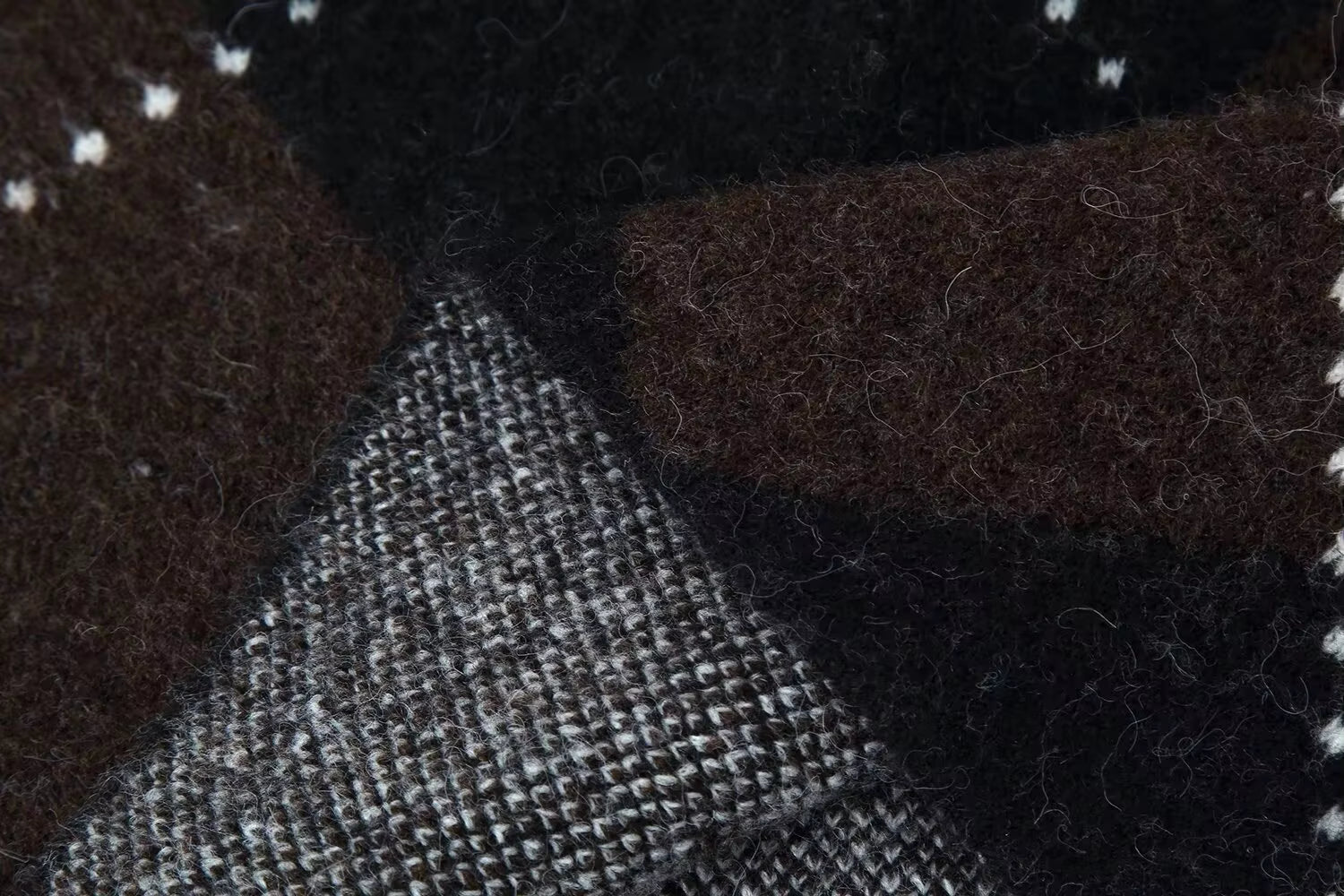 Women's Diamond Pattern Knit Sweater and Skirt Set