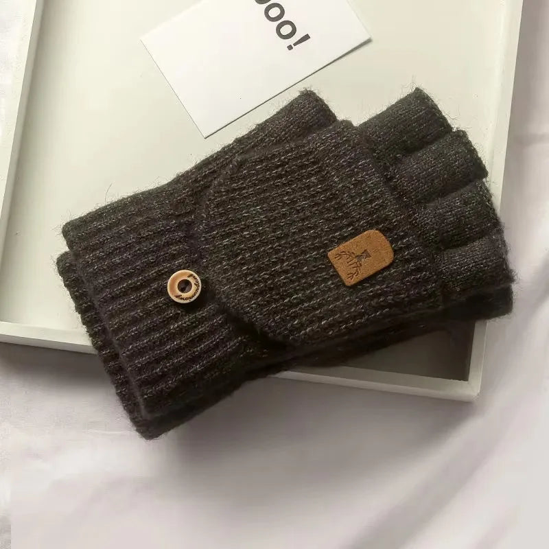 Women's Knitted Fingerless Gloves