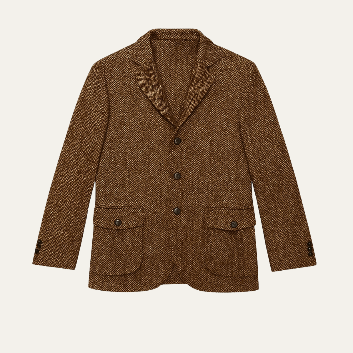 The Dolomiti Men's Tweed Single Breasted Business - Wedding Guest - Blazer