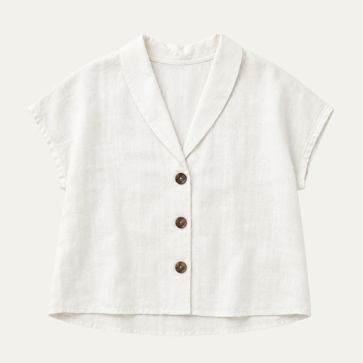 Elegant Linen Summer Top