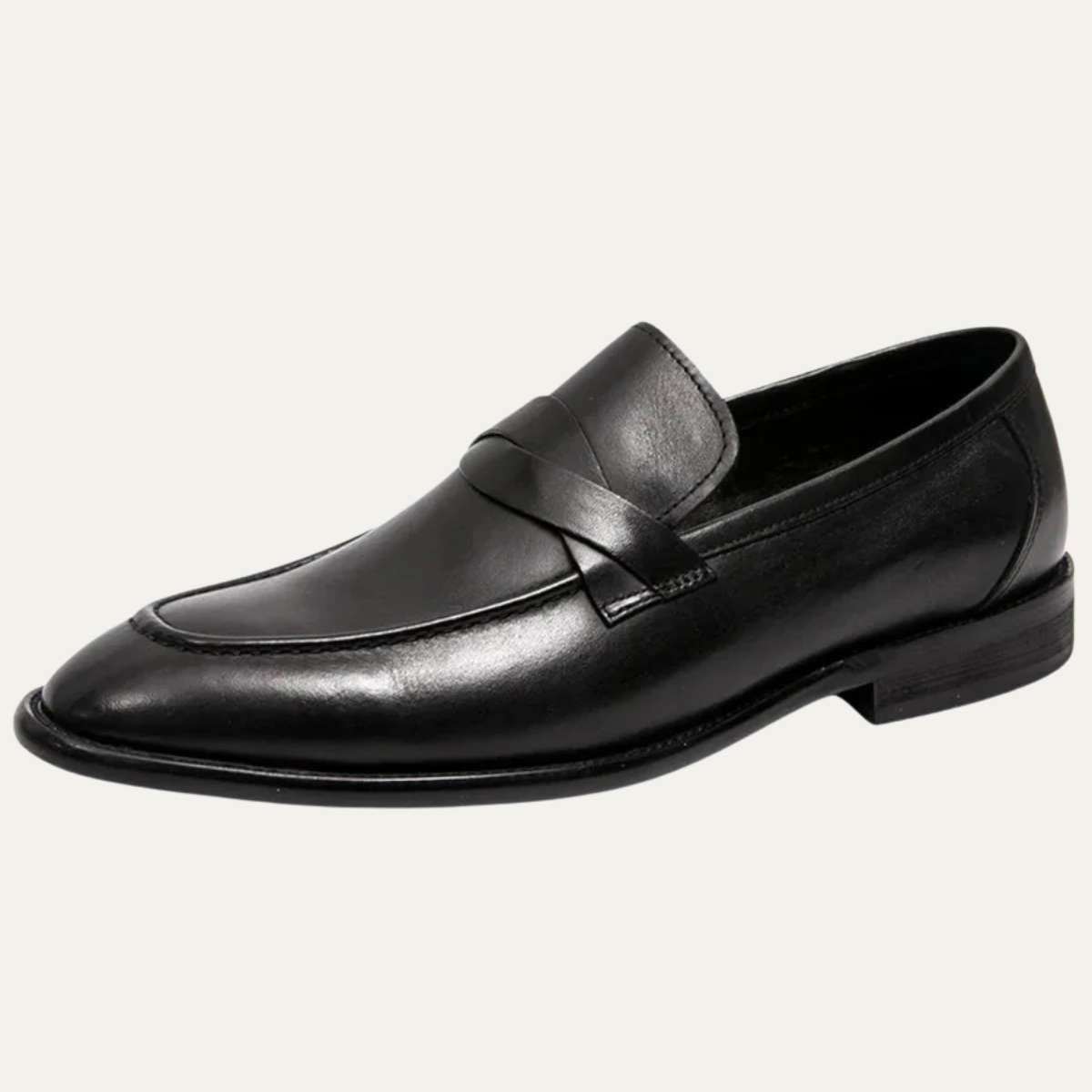 The Adriatic Men's Elegant Leather Penny Loafers