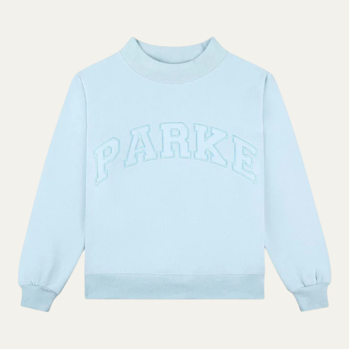Casual Varsity Mock Neck Sweater