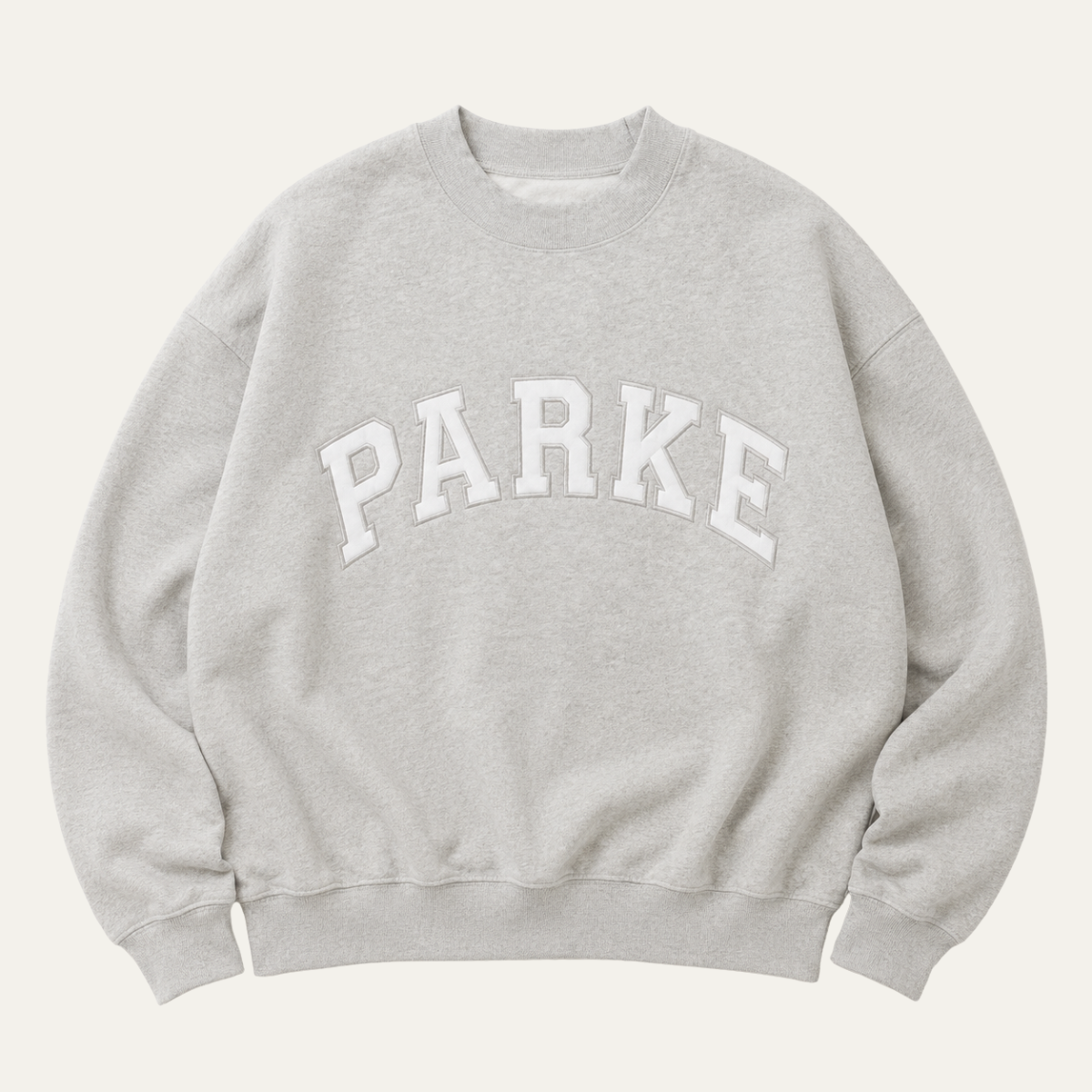 Oversize Varsity Sweatshirt with Embroidered Letters
