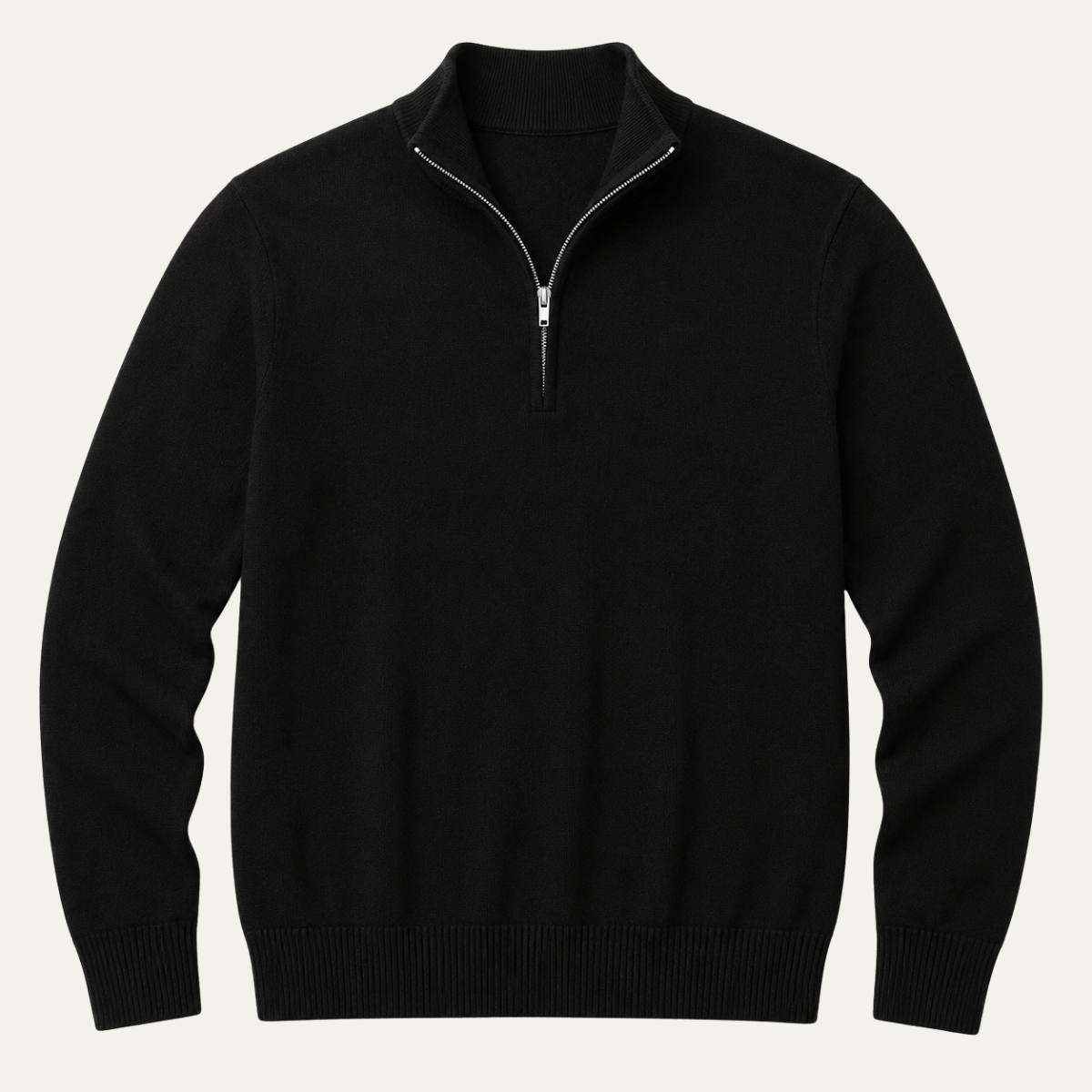 The Como Men's Quarter Zip Mock Neck Sweater
