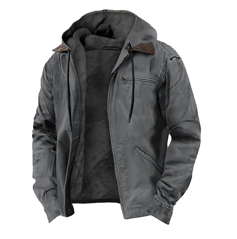 Men's Hooded Full Zip Jacket