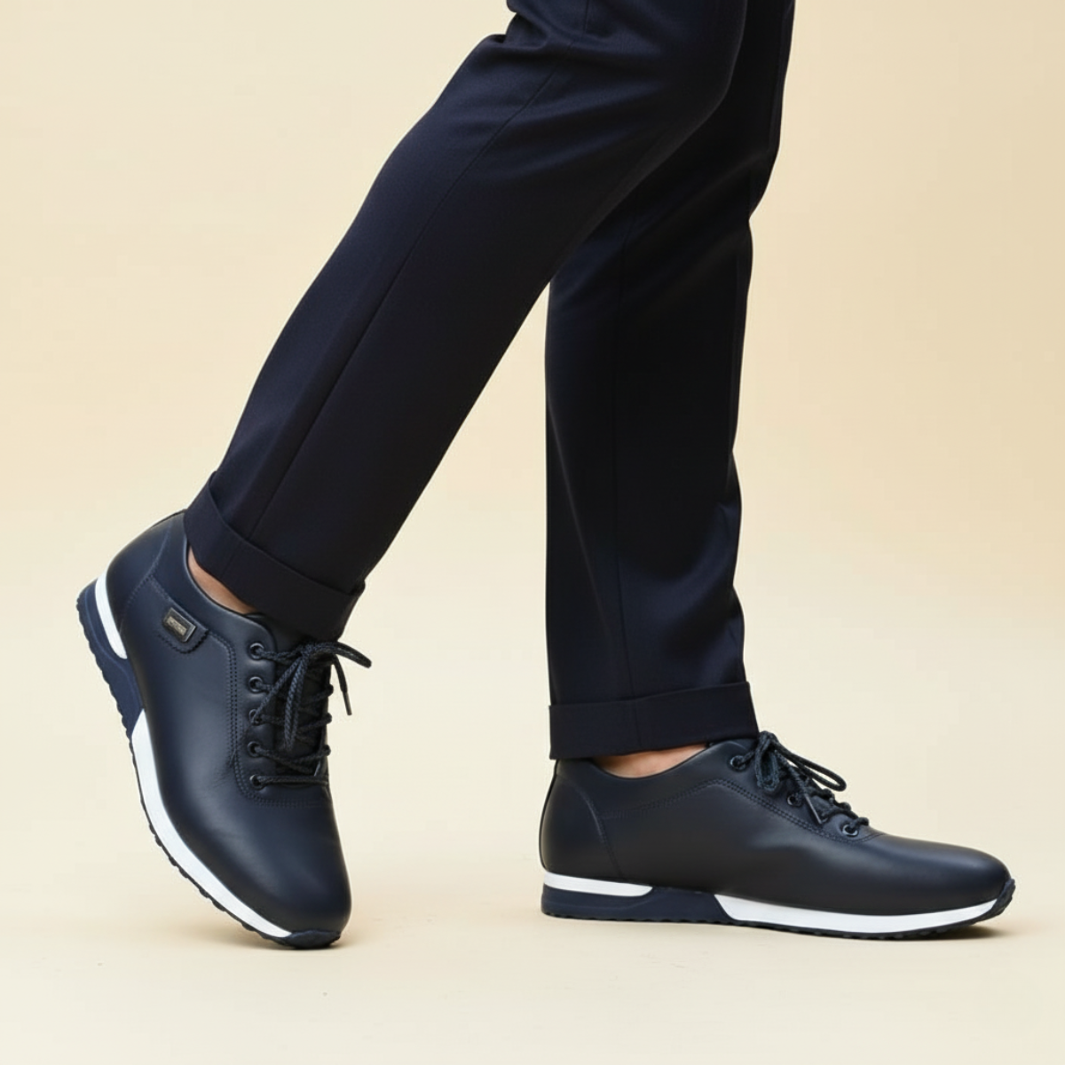 The Bond Street Men’s Shoes Leather Sneakers