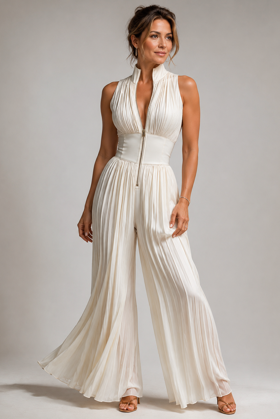 Women's Floral Wide Leg Jumpsuit