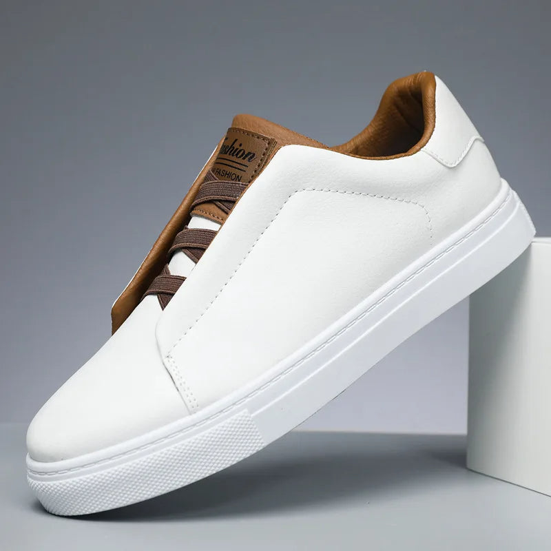 The Ashford Premium Leather Slip On Sneakers for Men