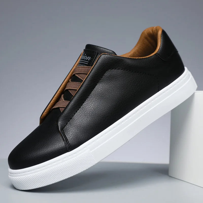 The Ashford Premium Leather Slip On Sneakers for Men