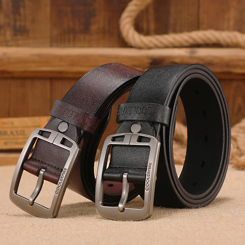 The Hadlow Belt – Genuine Cowhide Modern Vintage Style