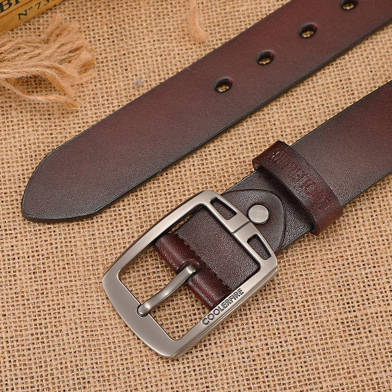 The Hadlow Belt – Genuine Cowhide Modern Vintage Style
