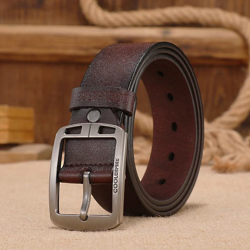The Hadlow Belt – Genuine Cowhide Modern Vintage Style