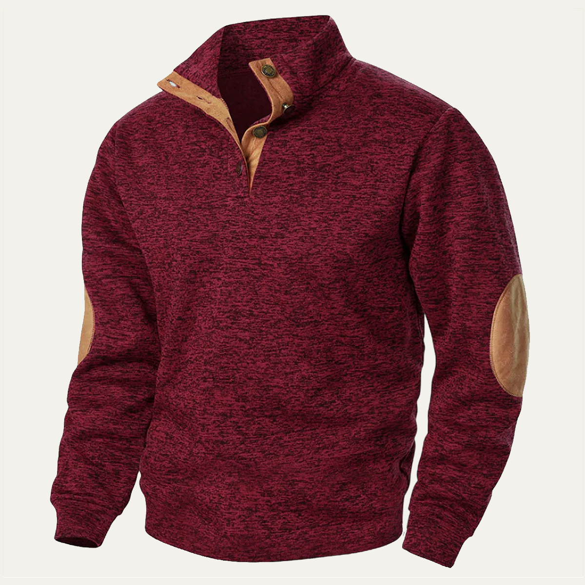 The Tarvisio Men’s Knitted Heritage Sweater with Elbow Patches