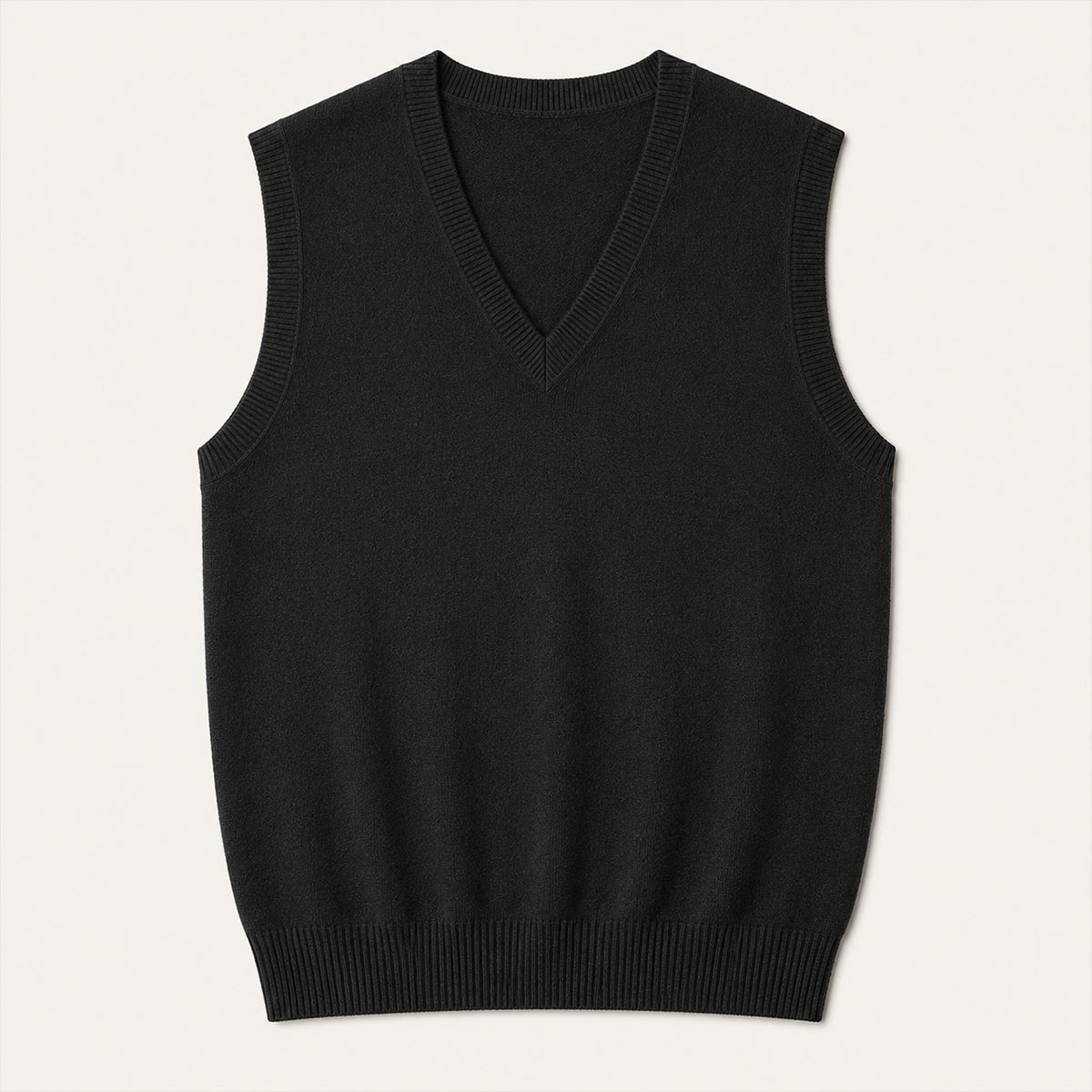 The Milan Men's V Neck Knit Cotton Vest