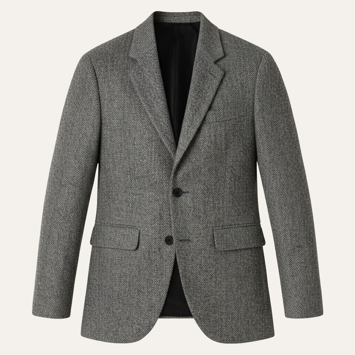 The Jefferson Men’s Classic Wool Herringbone Wedding Guest Tweed Blazer