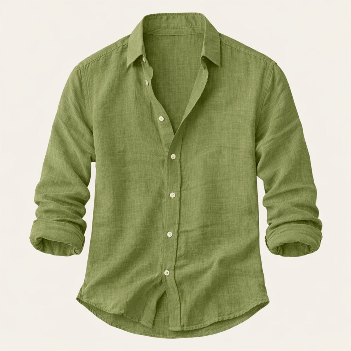 The Oakridge Park Men’s Cotton Linen Lightweight Beach Shirt