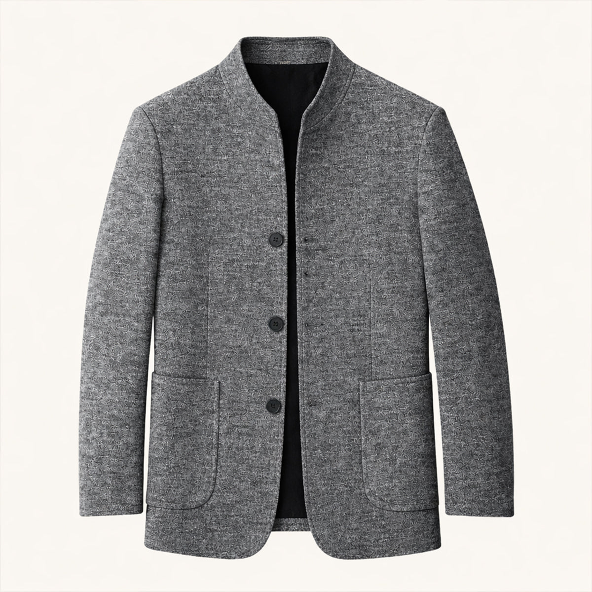 The Alghero Men’s Warm Fleece Stand Collar - Wedding Guest - Blazer