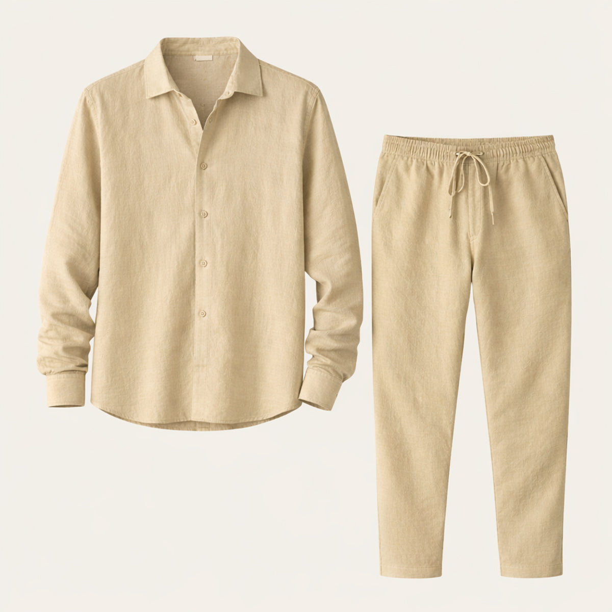 The Glenwood Hill Men’s Linen Summer Set – Shirt and Pants