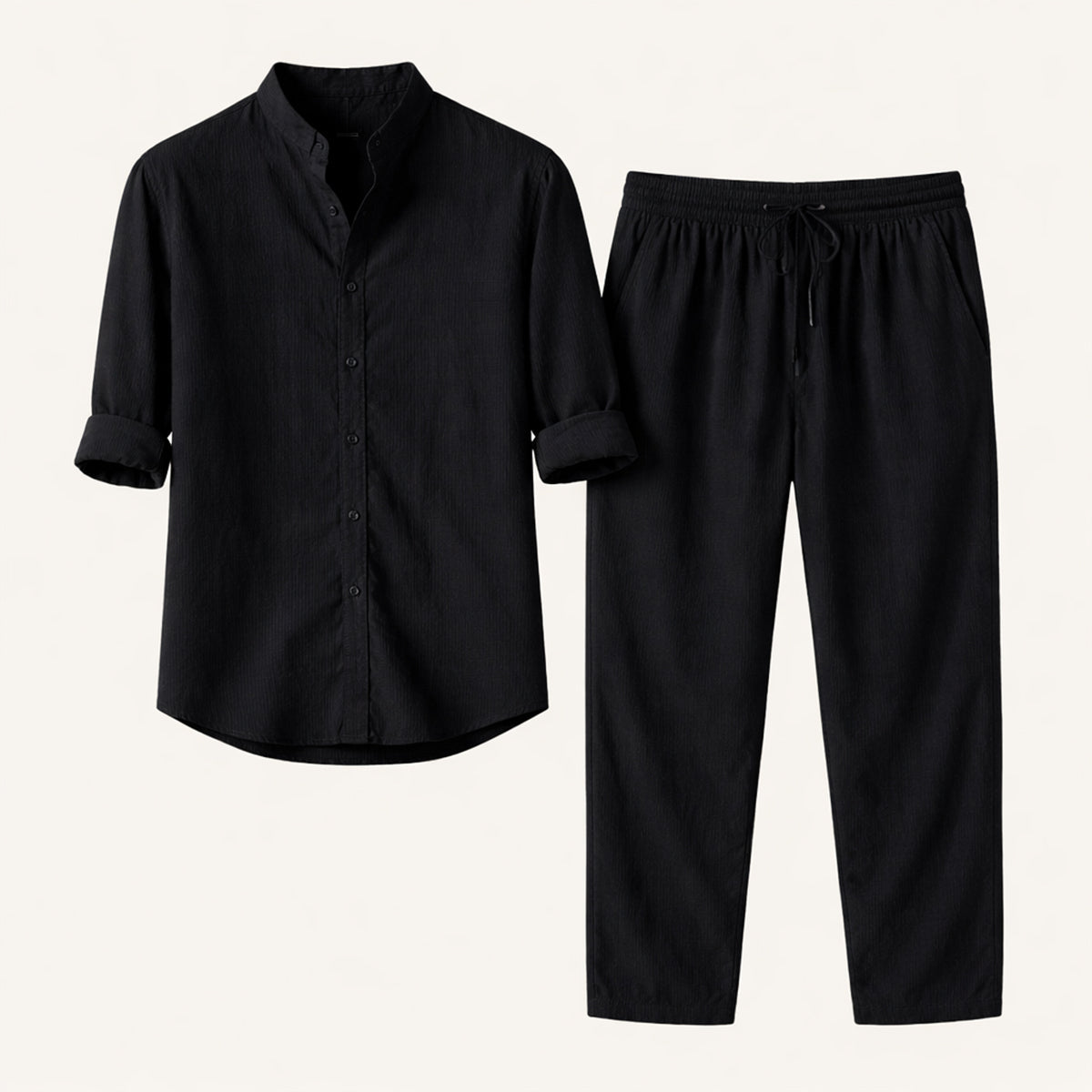 The Hampton  Men’s Summer Lightweight Set – Shirt & Trousers