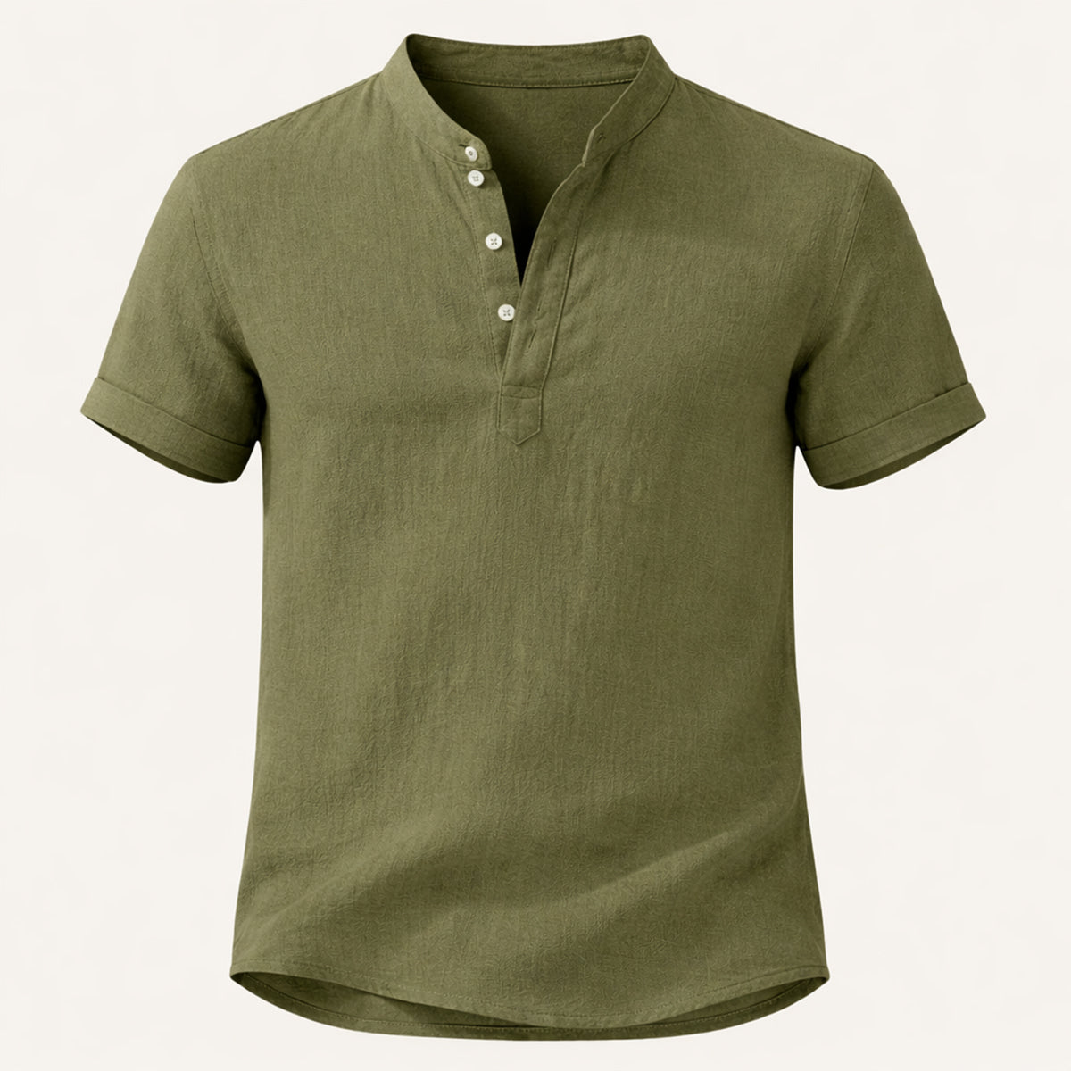 The Glencrest Ridge Men's Soft Linen Summer Casual Button Up Shirt