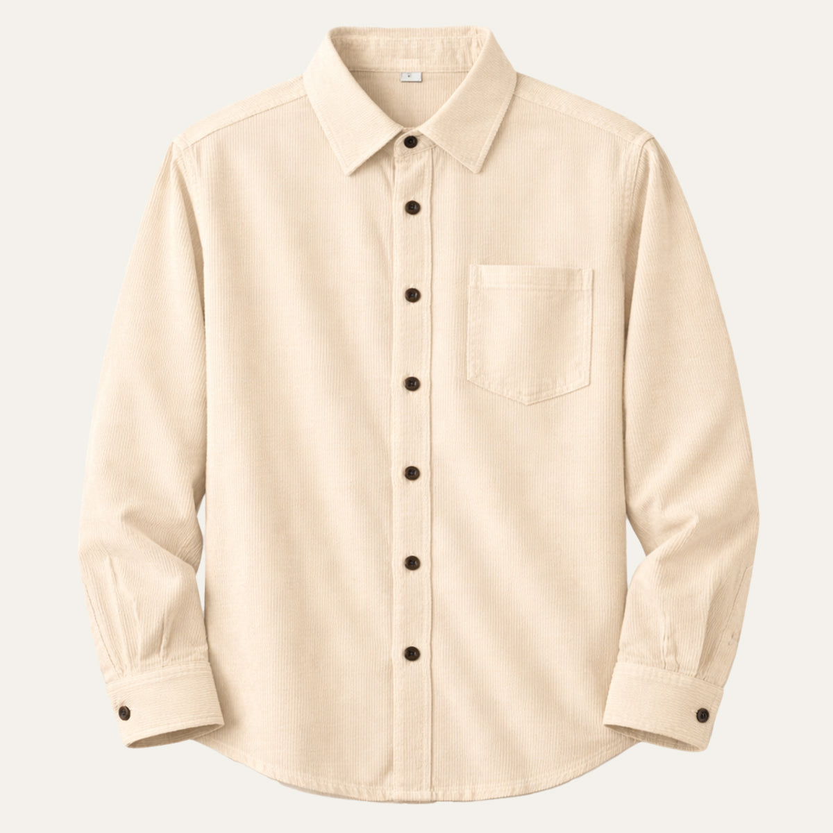 The Appenzell Men’s Solid Color Casual Corduroy Shirt