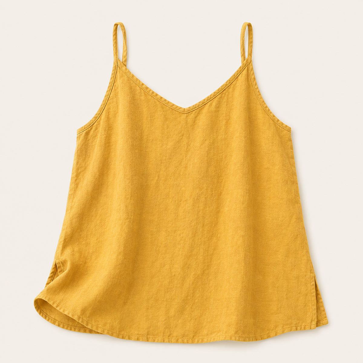 Casual Linen V Neck Cami Top