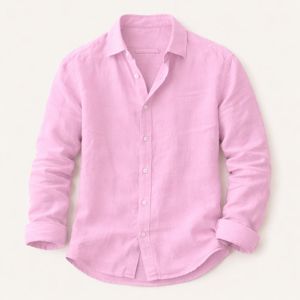 The Carlisle Men’s Breathable Relaxed Fit Cotton Linen Shirt