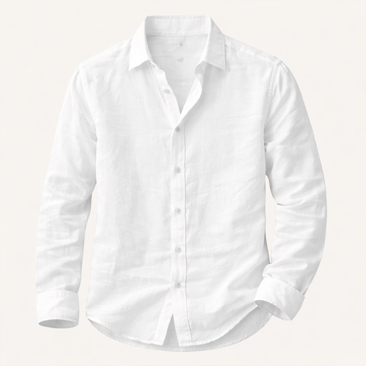 The Richmond Men’s Lightweight Cotton Linen Button Up Shirt