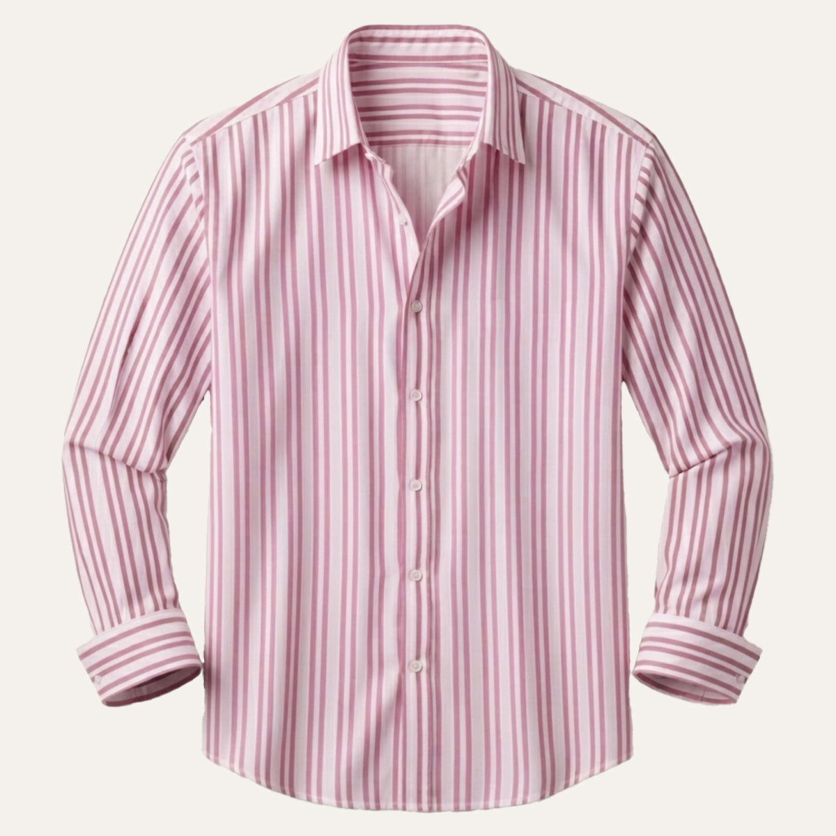 The Lecco Men’s Slim Fit Striped Business Dress Shirt