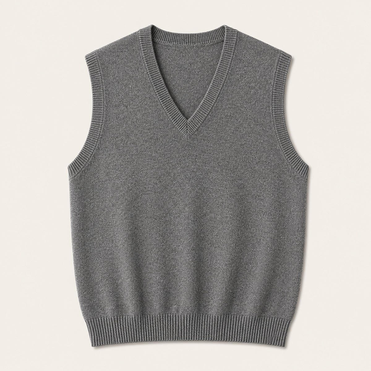 The Milan Men's V Neck Knit Cotton Vest