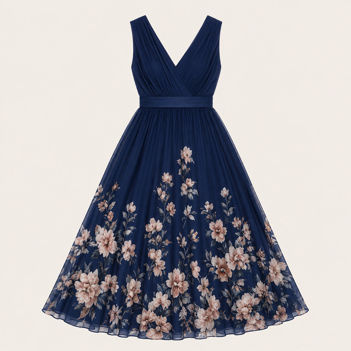 Floral Wedding Guest Maxi Dress