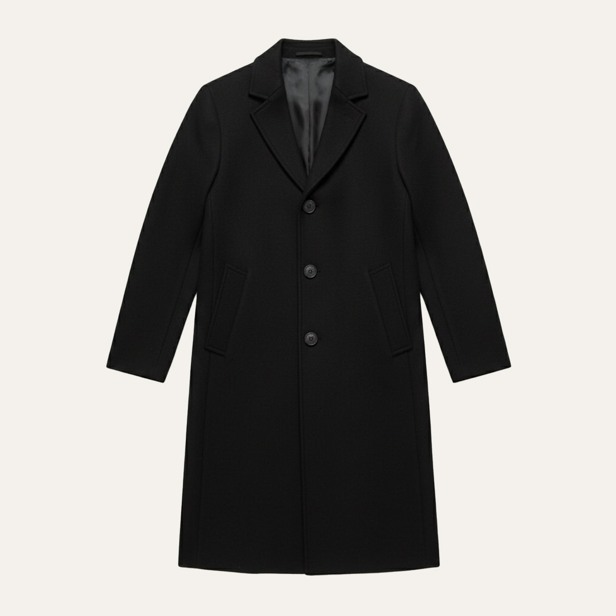 The Belmont Men’s Elegant Classic Wool Winter Overcoat