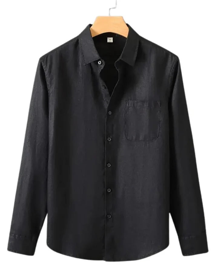 The Santa Monica Men’s Linen Lightweight Shirt