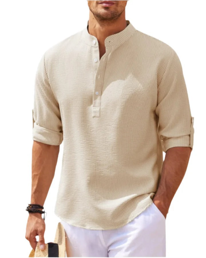 The Malcesine Men's Half Sleeve Collar Polo Shirt