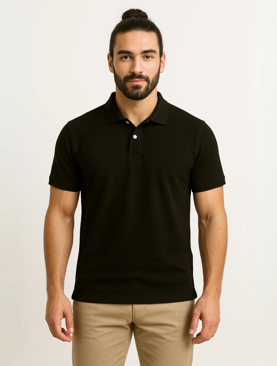 The Corsica Men's White Old Money Polo Shirt