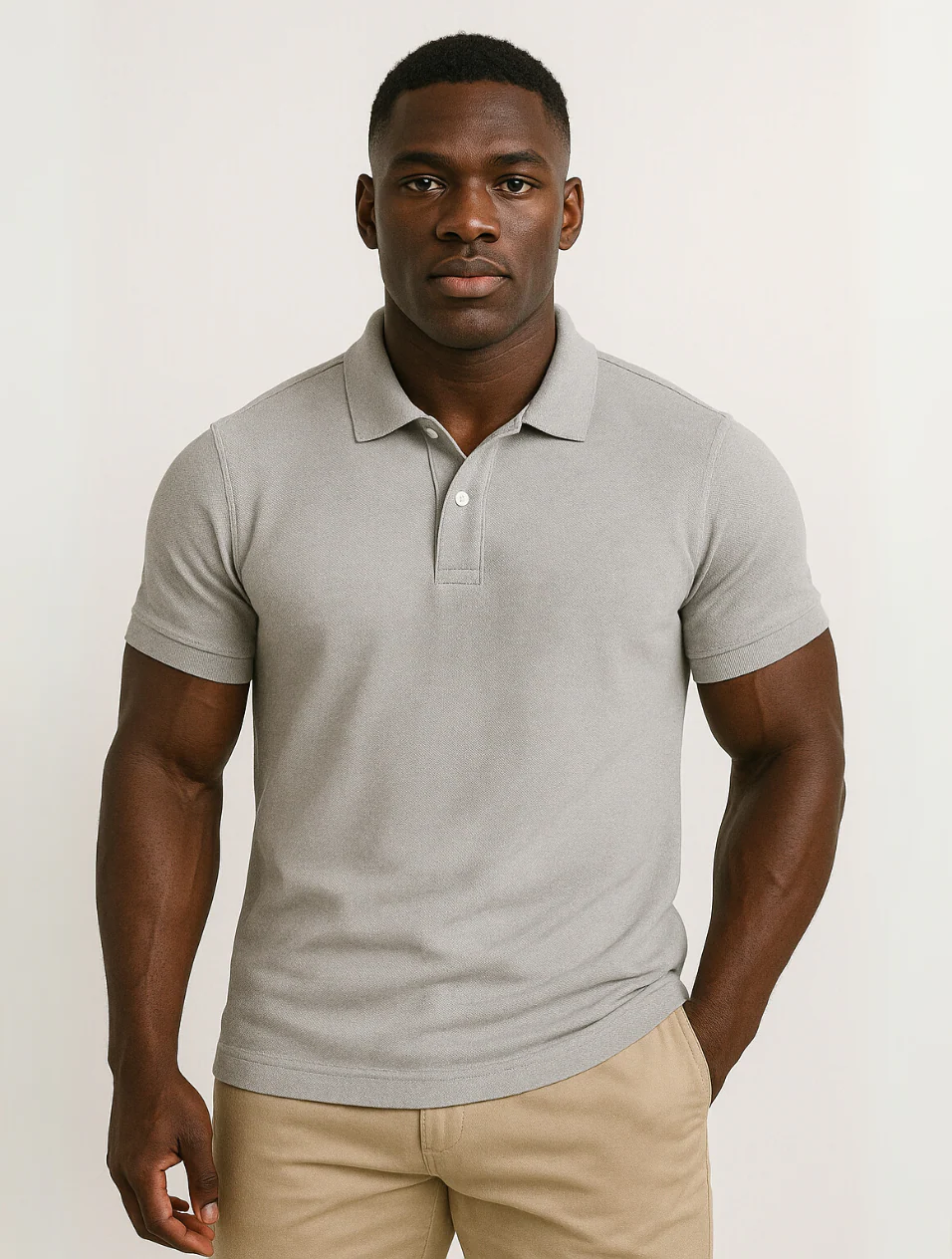 The Corsica Men's White Old Money Polo Shirt
