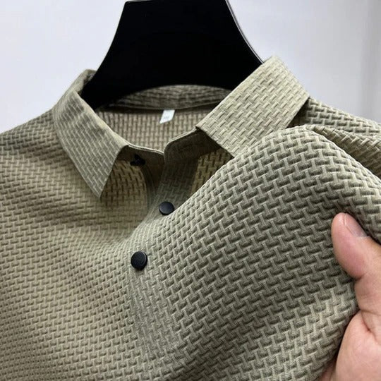 The Verbania Men's Trendy Knit Polo Shirt