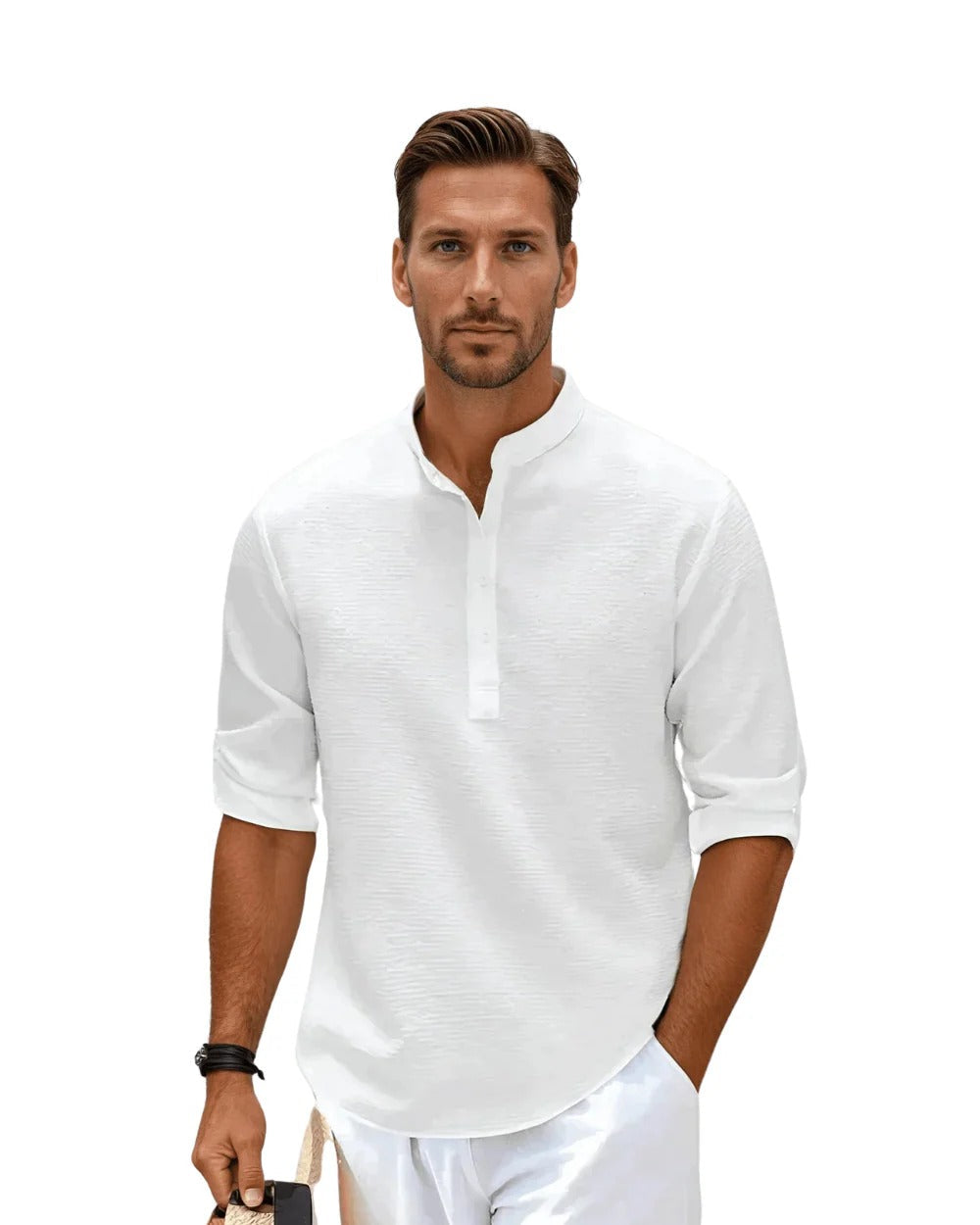 The Malcesine Men's Half Sleeve Collar Polo Shirt