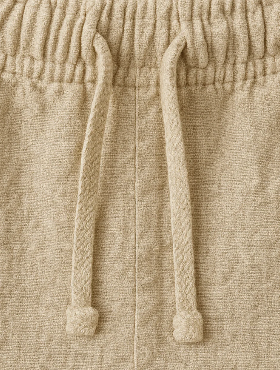 The Lisbon Men's Linen Old Money Beige Shorts